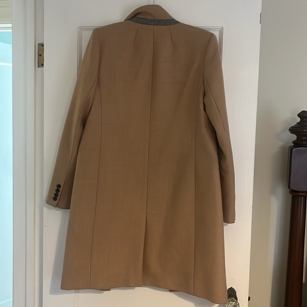 J Crew regent top coat in heather acorn - Picture 9 of 11